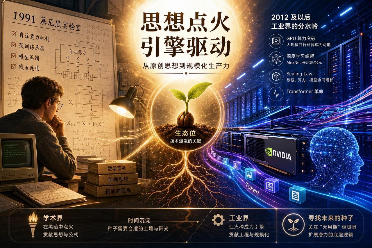 【AI溯源之争：是1991年的数学直觉，还是2012年的算力奇迹？】

最近AI