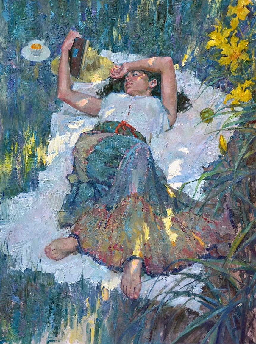 夏日阅读 Summer Reading 1986, John Michael C