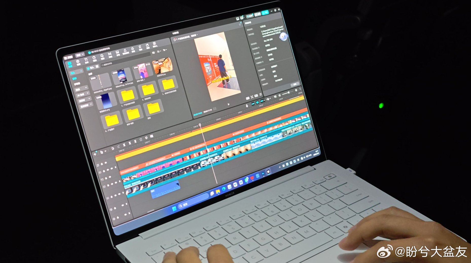 刚刷到博主MWC回国路上的MagicBook Pro 14 2026实测视频，W