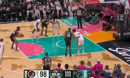 杨瀚森亮相季后赛就像在打2K一样，杨瀚森一点一点解锁里程碑，加油~海外中国球员杨