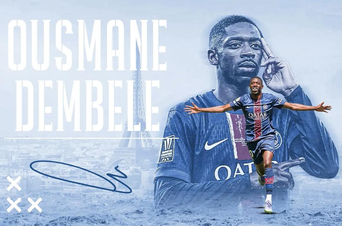 法国球迷俱乐部  登贝莱壁纸巴黎圣日耳曼