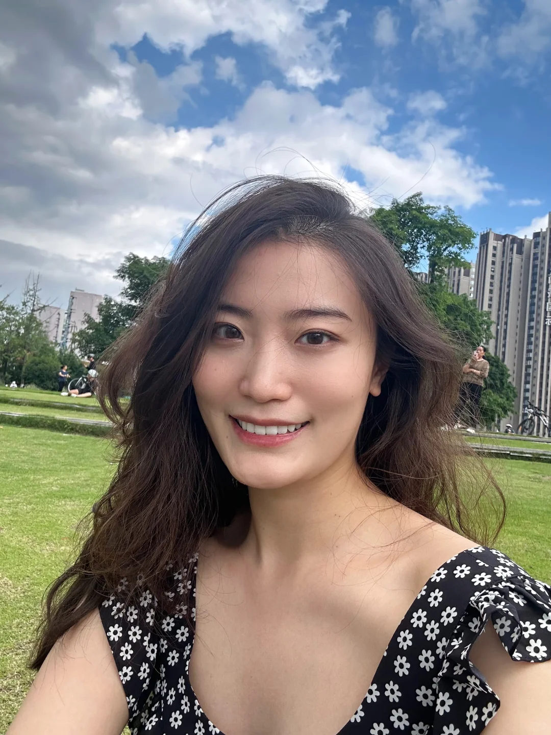 又来公园吸收能量了