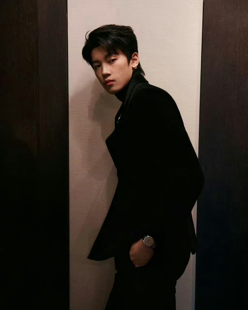 积家品牌挚友汪顺佩戴Master Ultra Thin Moon超薄大师系列月相