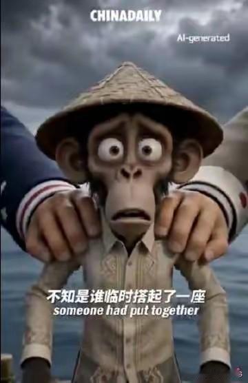 可以说很形象了…[捂脸]
南海仲裁本来就是一场菲律宾在美国支持下的闹剧，菲律宾还