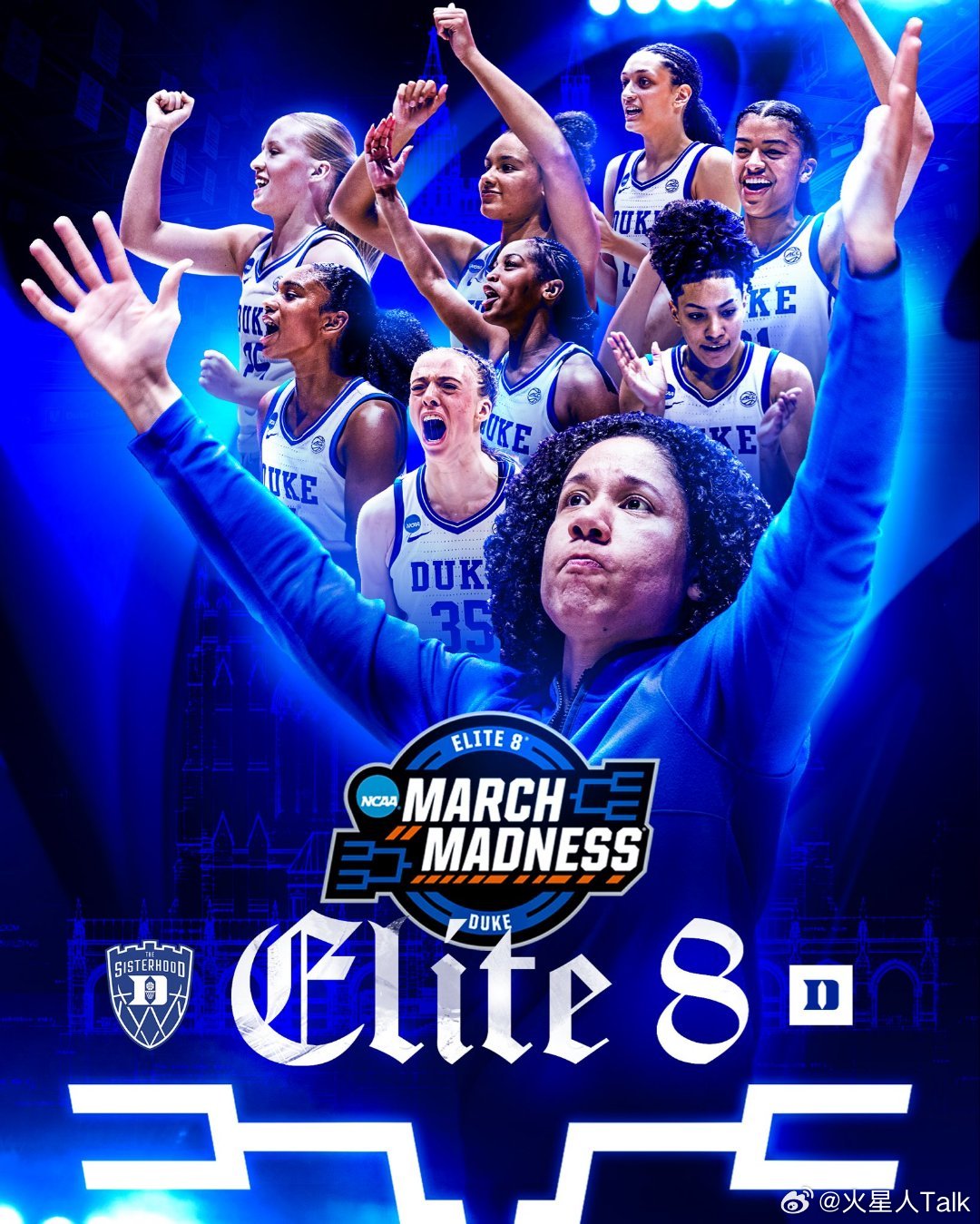 2025-2026赛季NCAA女篮疯狂三月 萨克拉门托赛区(2)半决赛杜克大学绝