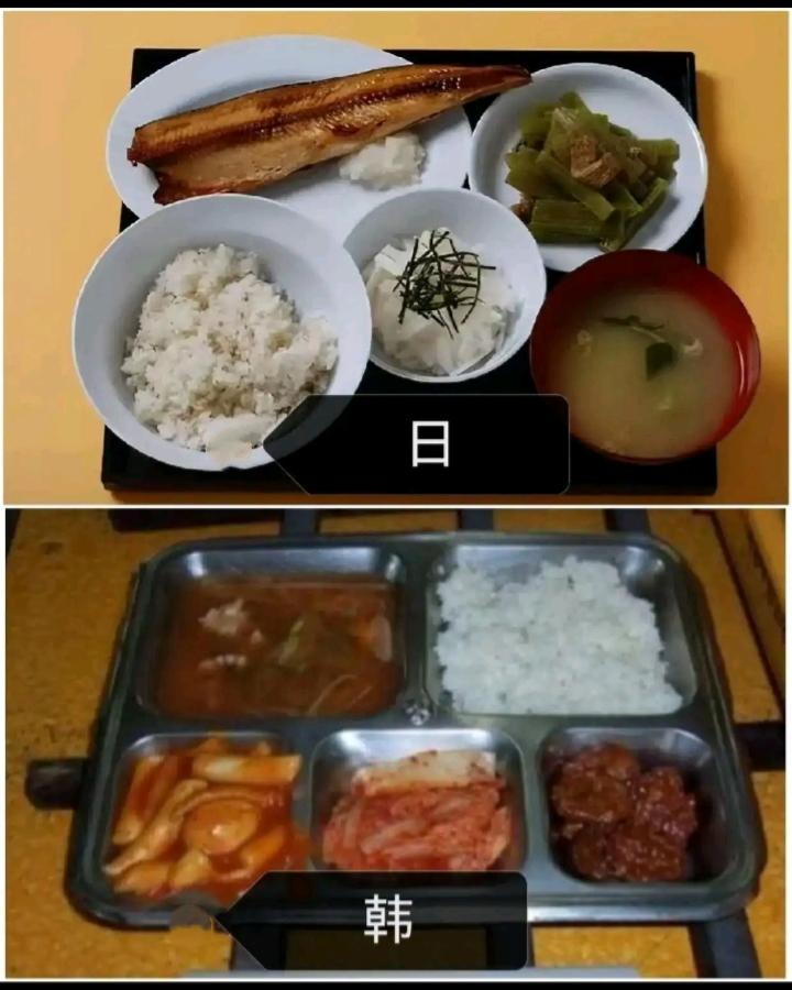 比较一下日本和韩国监狱里面犯人的伙食，应该说不相上下、彼此彼此吧！