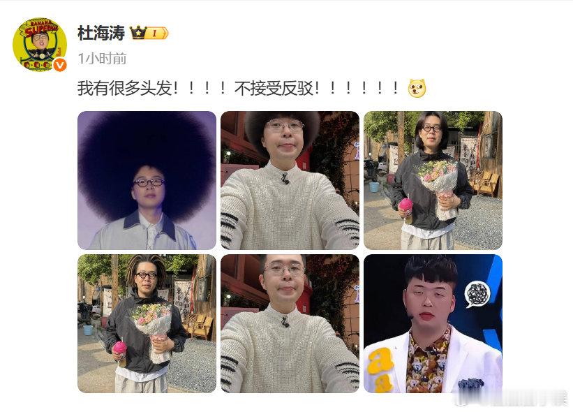 杜海涛回应脱发质疑 杜海涛回应脱发质疑，这几个表情包真的有点解释不清了吧！杜海涛