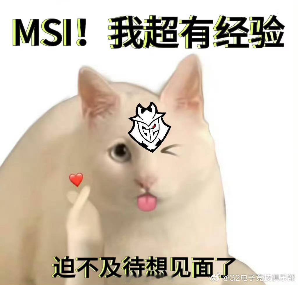 @G2电子竞技俱乐部 ：冠军直通S赛？！这剧本我熟[吹风车]

#2024msi