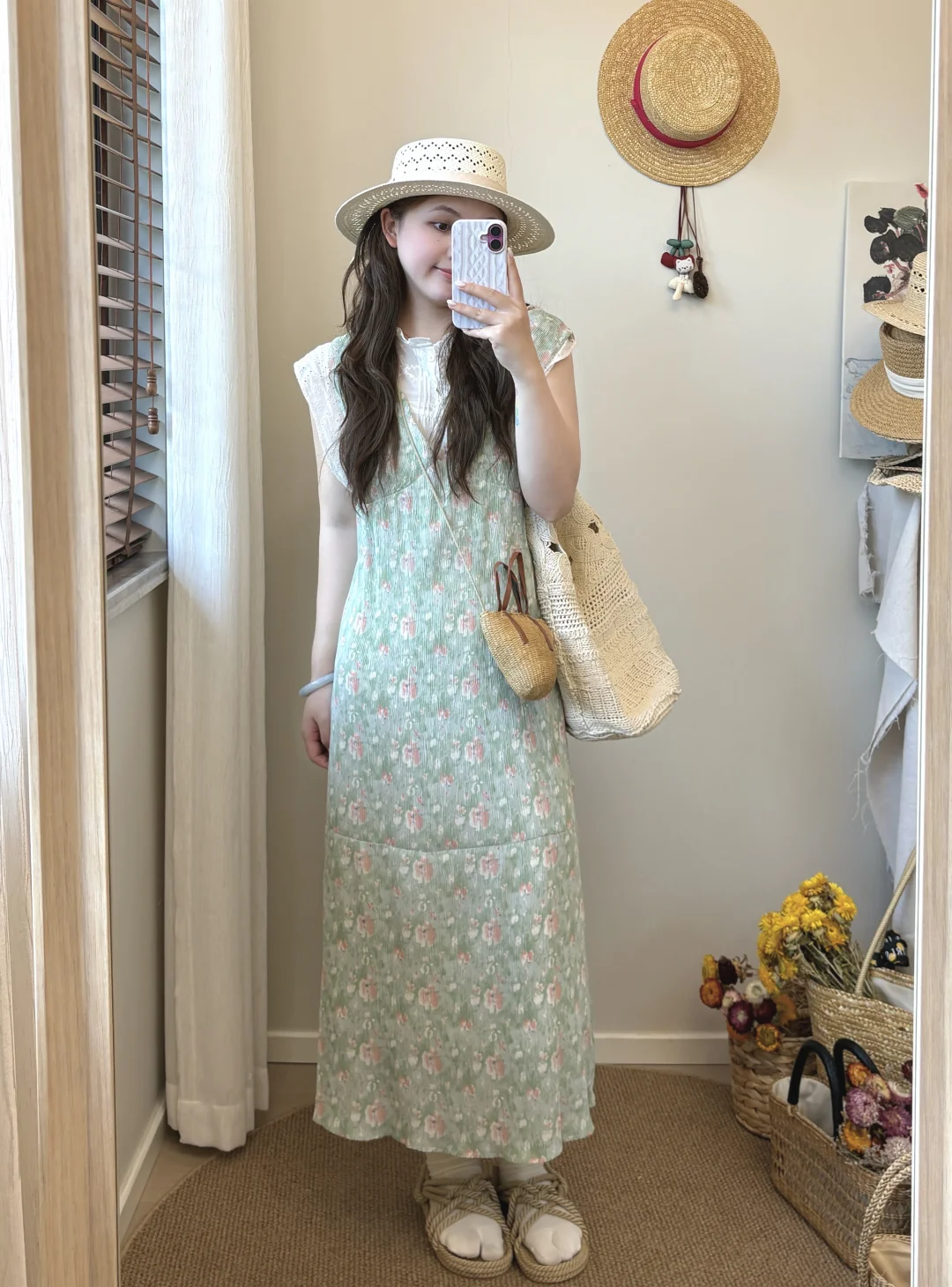 👗小飞袖和碎花裙～