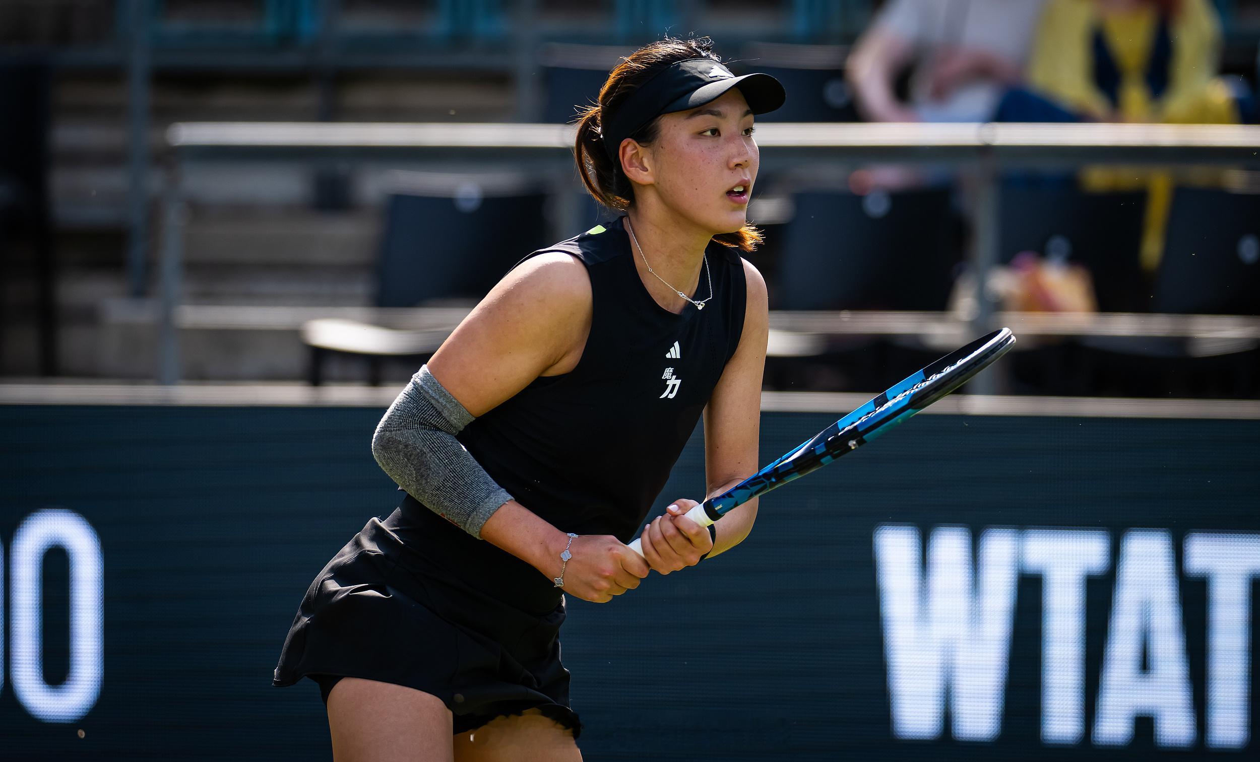 WTA500 柏林站首轮，从资格赛突围的王欣瑜6-3/6-2完胜卡萨金娜，收获本