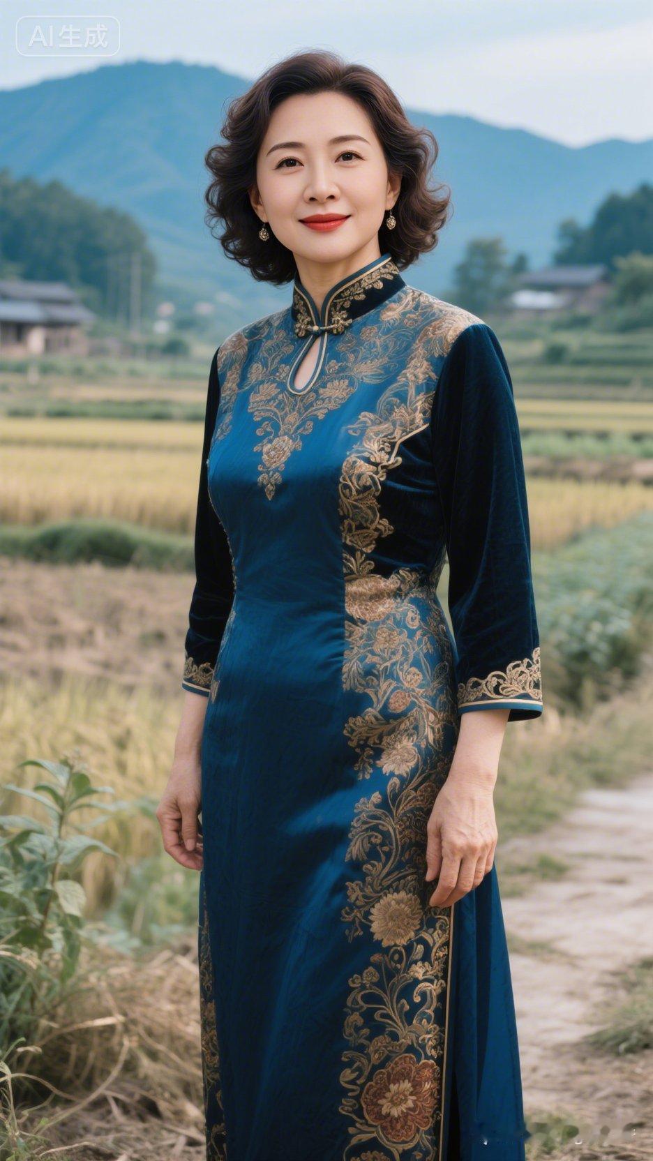 优雅旗袍，山水间尽显东方韵味！