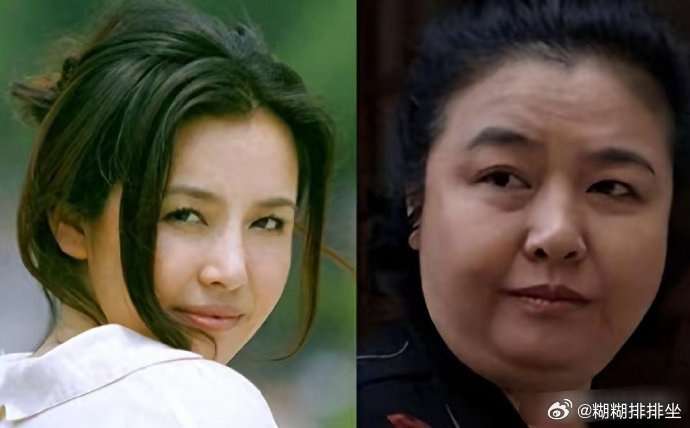 现在嫌她们丑，当年追成狗！这些发福的女明星，当年都是大美女 