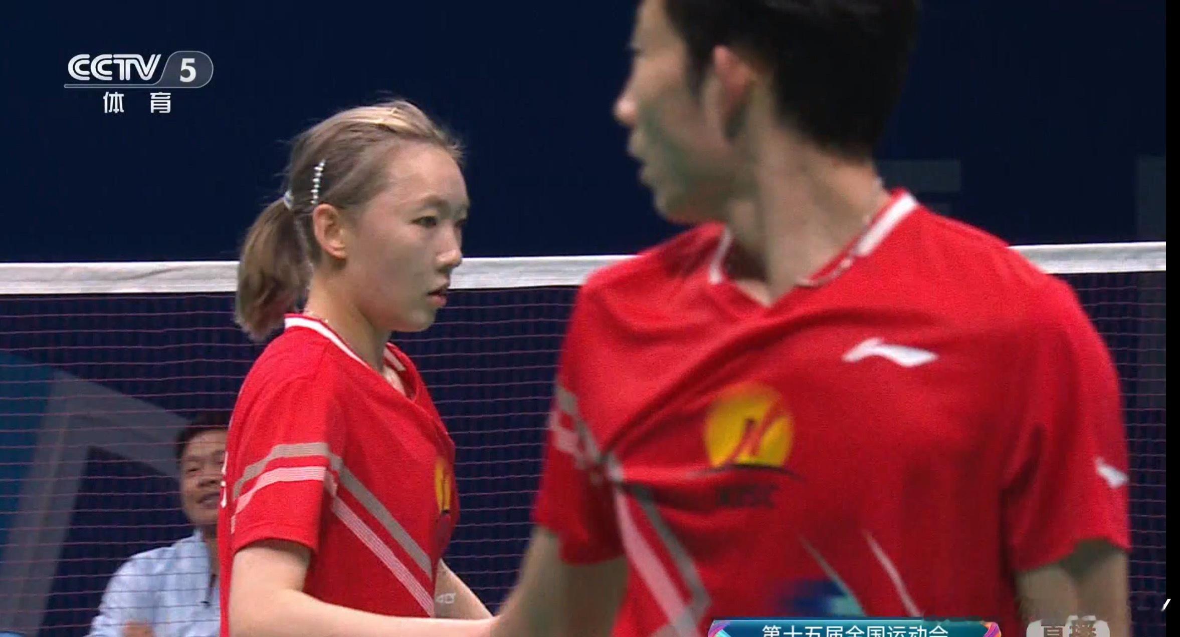 2025大湾区全运会羽毛球混合双打决赛周志宏/魏雅欣0-2郑思维/黄雅琼（11-