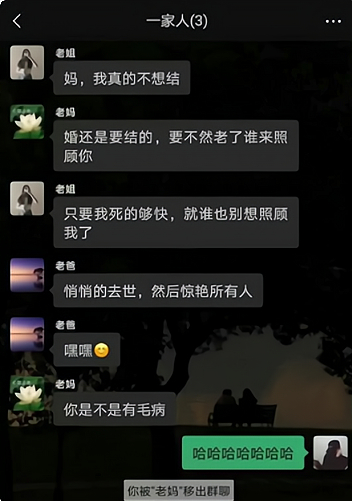 已成功被移出群聊 ​​​