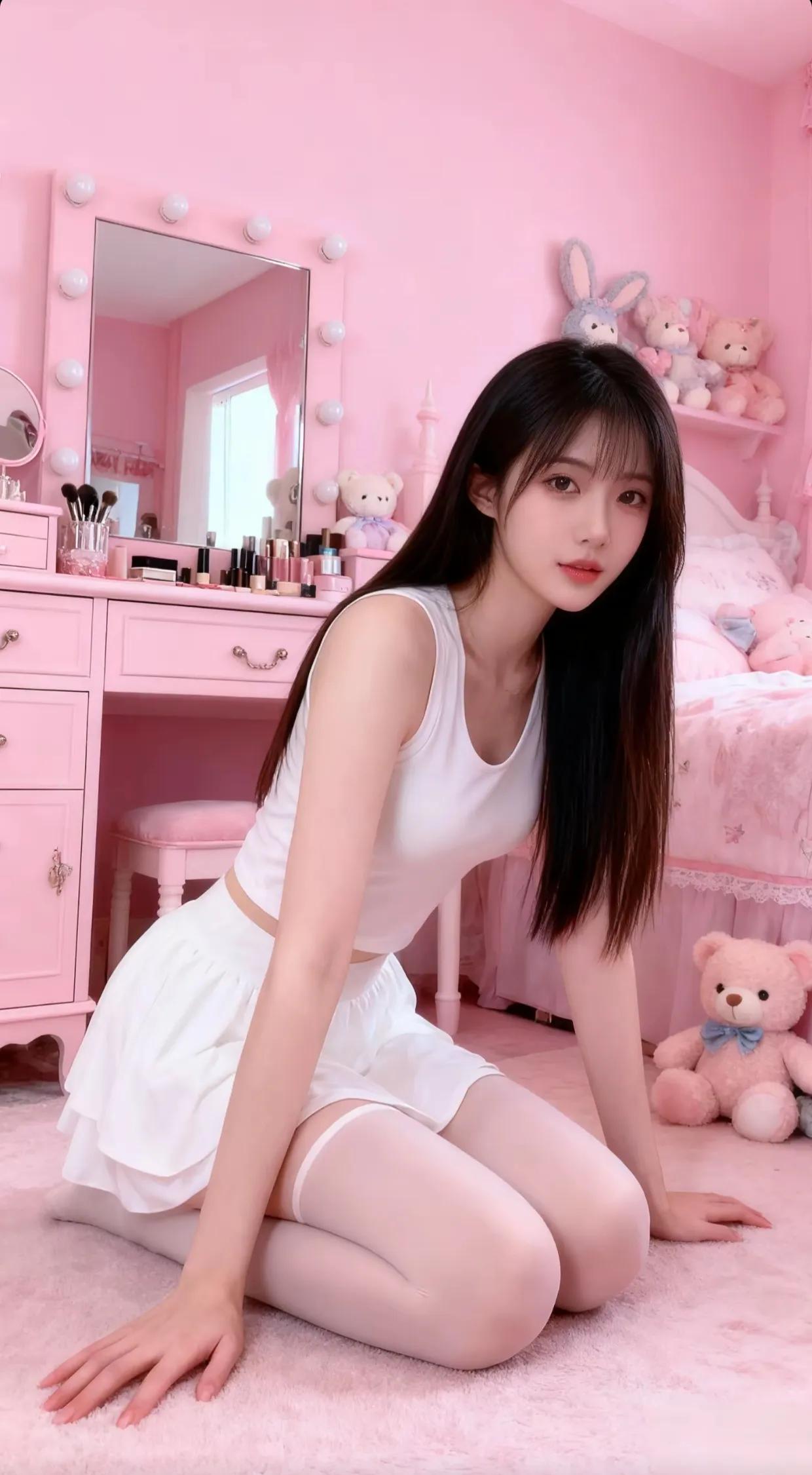 粉嫩少女心爆棚的梦幻卧室，甜美可爱！💖💖💖治愈系房间卧室 简约小卧室布置 