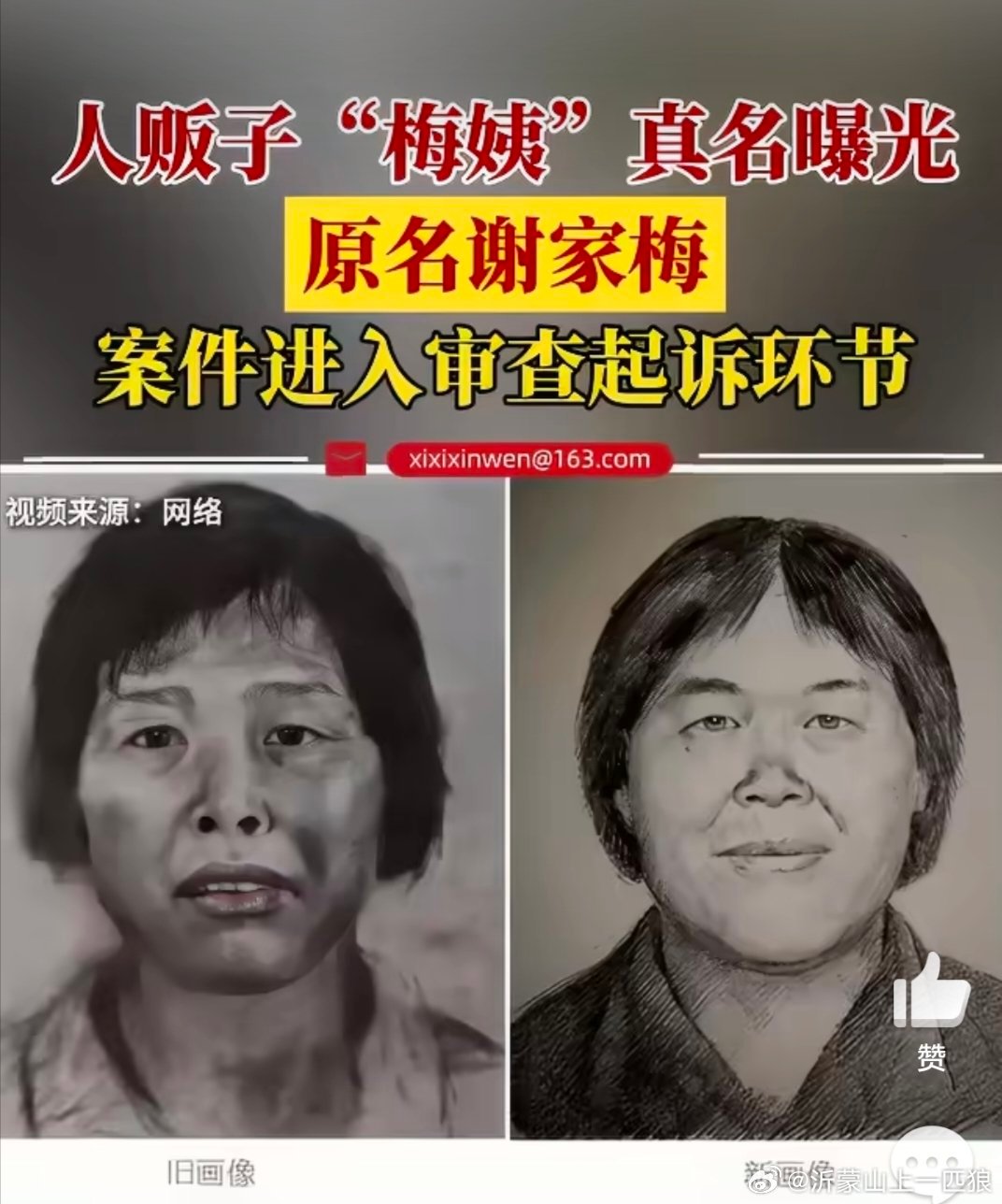 【人贩子“梅姨”真名暴曝光，原名谢家梅】多方回应梅姨案最新进展“梅姨”名叫谢家梅