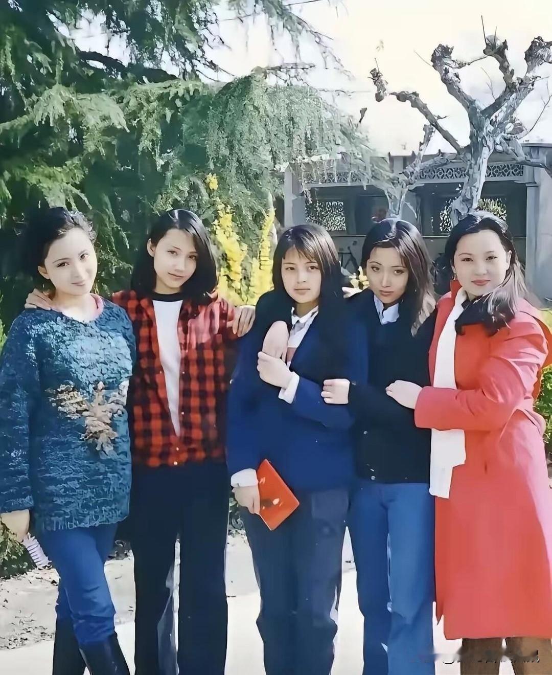 红楼”五朵金花“谁最漂亮？

这是一张承载着一代人青春记忆的珍贵合影，照片中的”