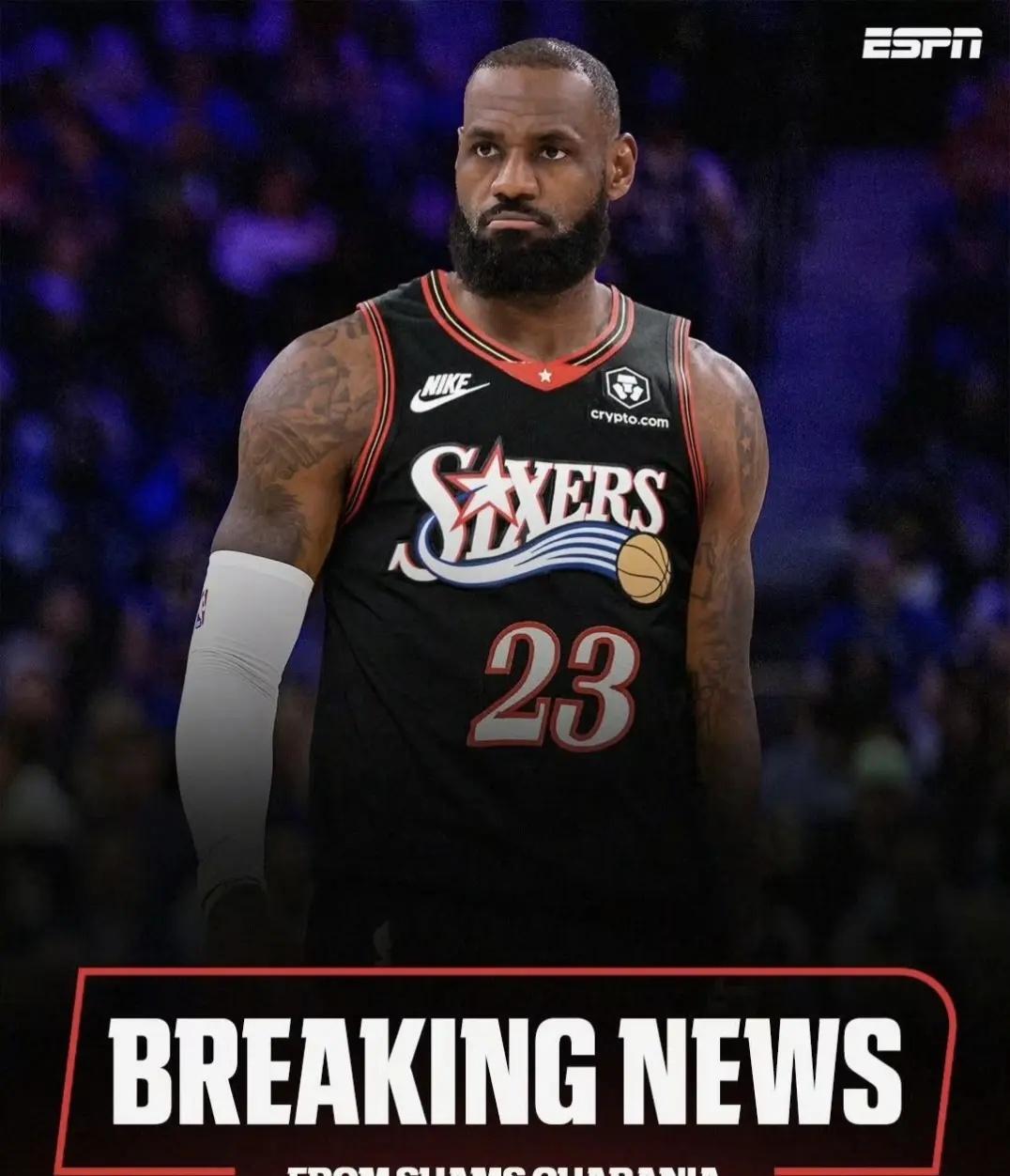 终于决定了，詹姆斯加盟76人！dou上热门 詹姆斯 76人 NBA 尘埃落定！4