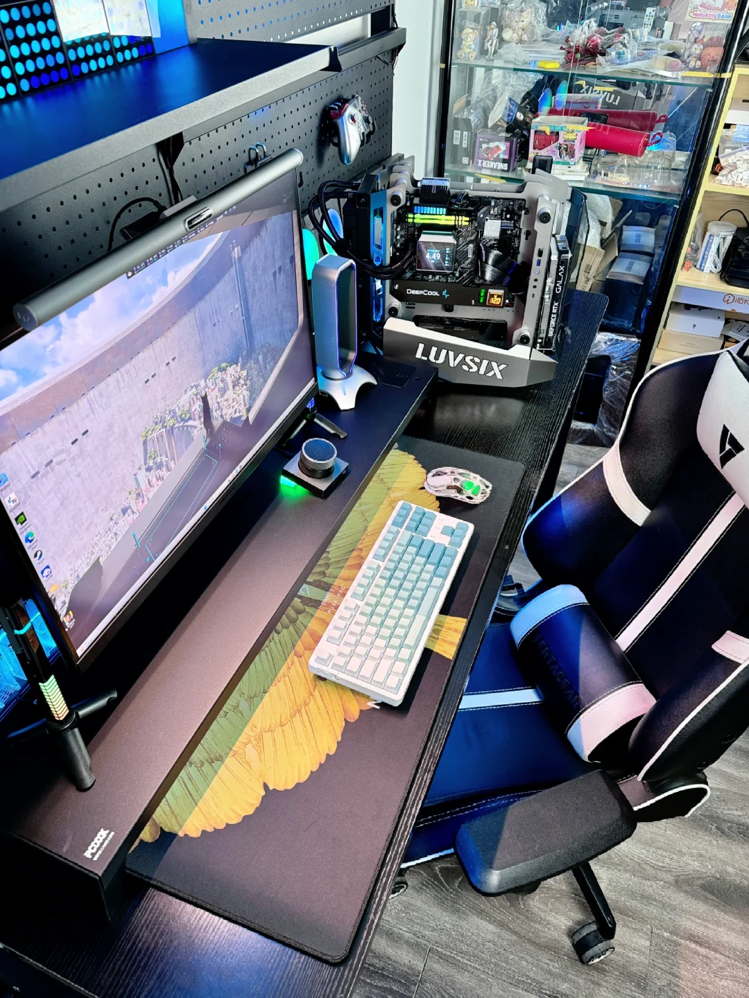 赛博朋克电竞房🎮｜银翼工业风开放式电脑🖥️