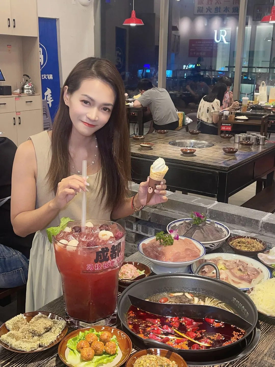 终于在惠州吃到这么地道成都老火锅了！