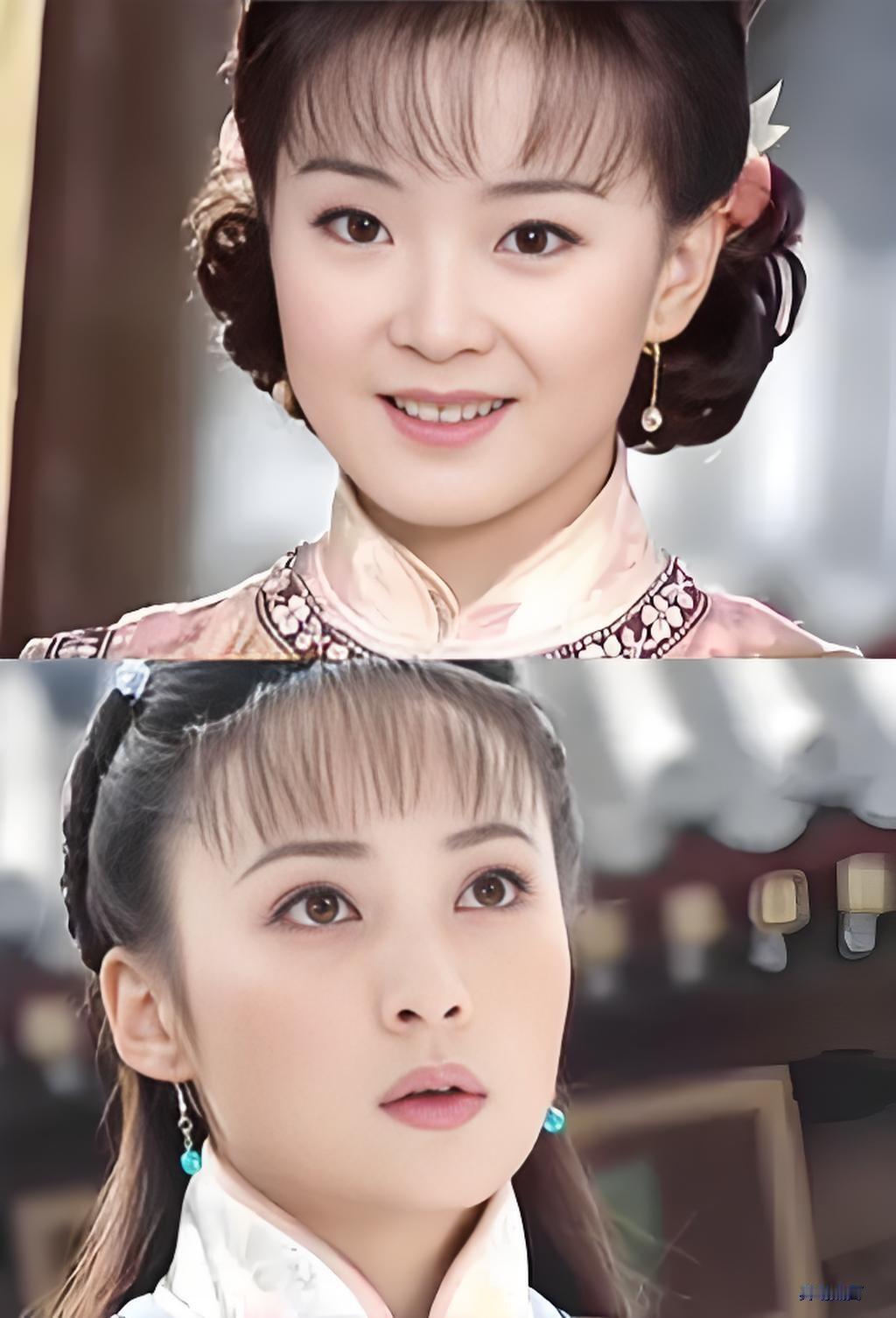 一个清冷如霜，一个娇柔似花，这两位古装女神同框，简直是神仙打架！
现在的古偶女主