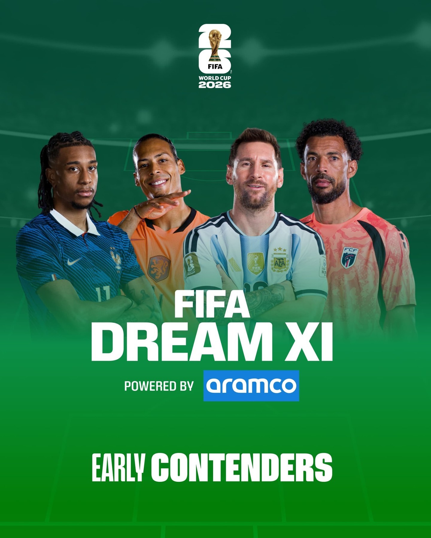 FIFA世界杯ins｜球迷们已经做出了选择。在第一轮投票结束后，这些球员目前在“