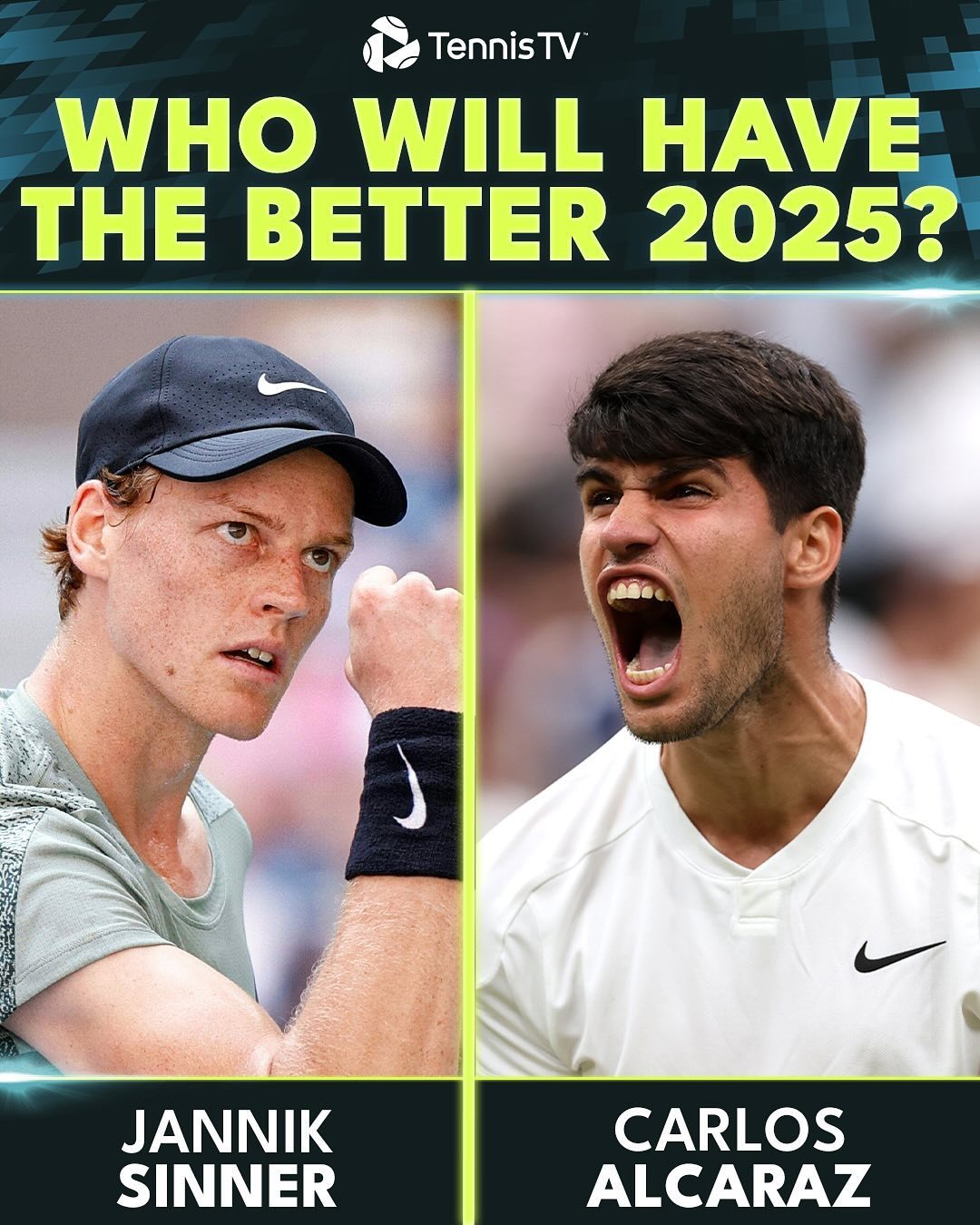 2025赛季猜想：新的一年会形成辛纳与阿尔卡拉斯统治男网的局面吗？ 