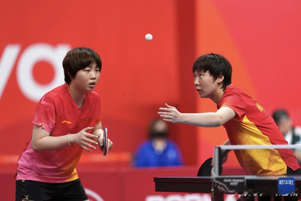 爱知·名古屋第20届亚运会丨女双决赛
王曼昱/蒯曼🇨🇳4-0张本美和/早田希