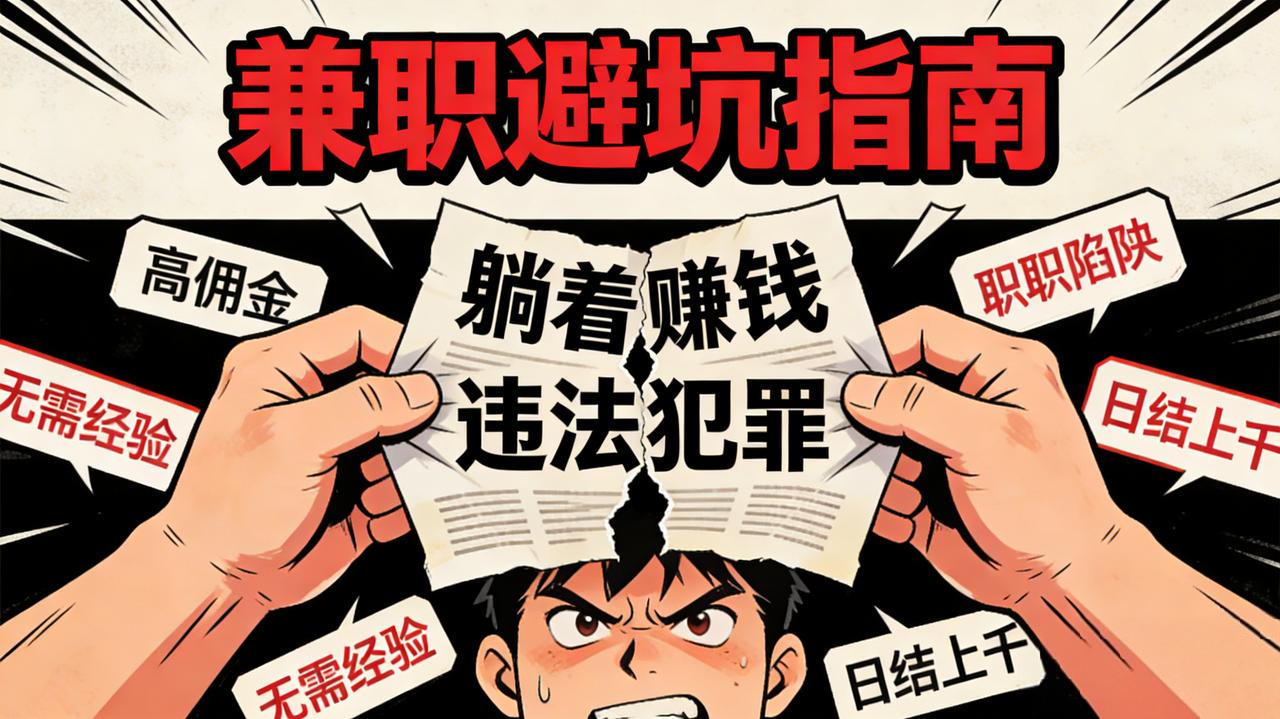 紧急提醒！找兼职的宝子们，这4类活儿碰都别碰！
 
家人们！刷到这条的赶紧存好，