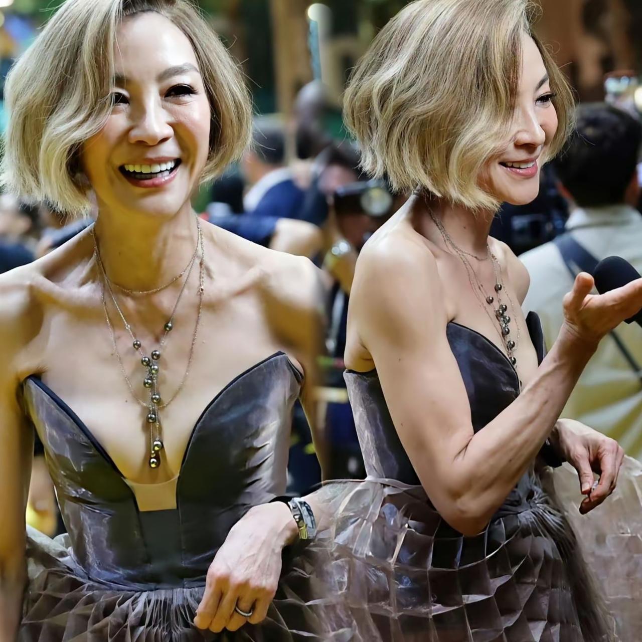 杨紫琼
算是给所有的中老年女性都上了一课
岁月不饶人，不管年轻时多漂亮的女人，到