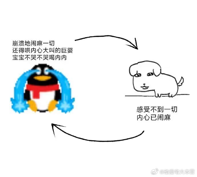 我每天就在这两种状态循环 ​​​