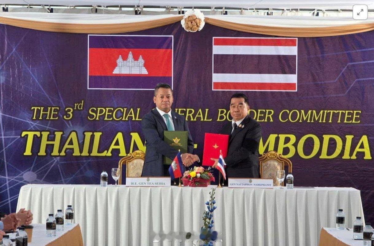 泰国和柬埔寨近几个月来第二次达成停火协议这次没有自诩“和平缔造者”川普的威逼式参