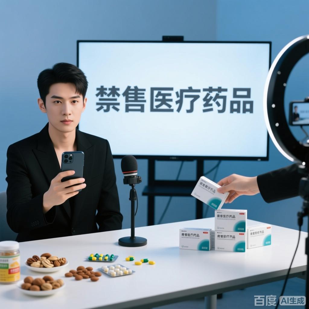 ‌达人直播禁售医疗药品：一场关乎生命安全的"断舍离"‌

当直播间里的"家人们"