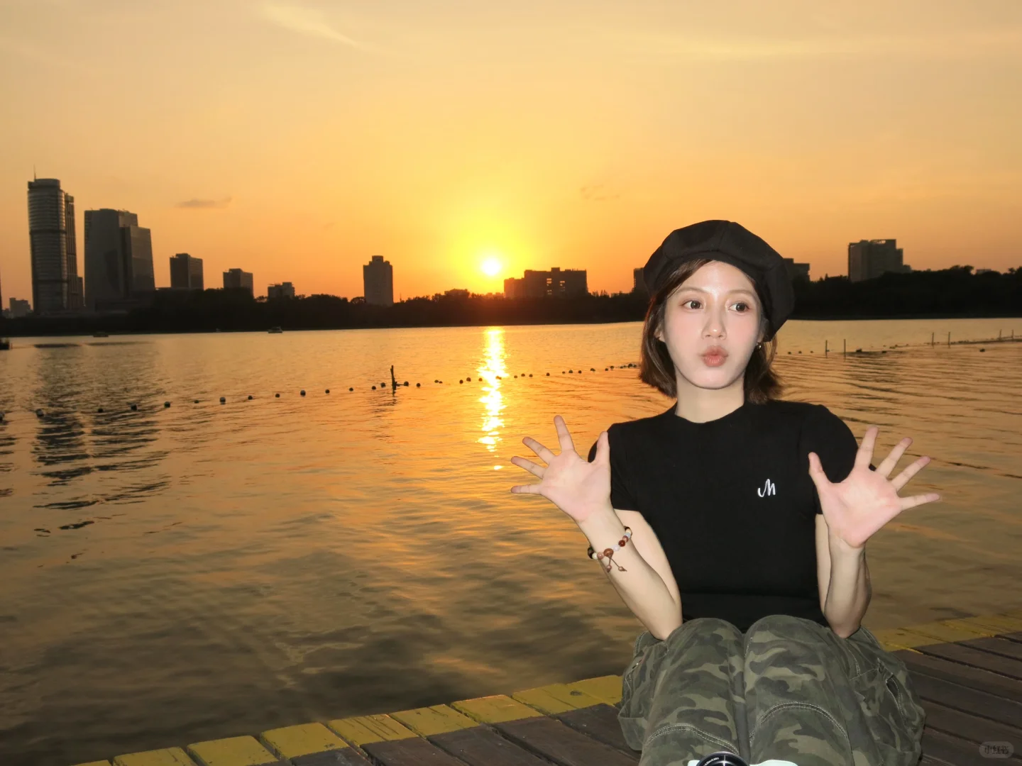 南京的落日送给你们🌇