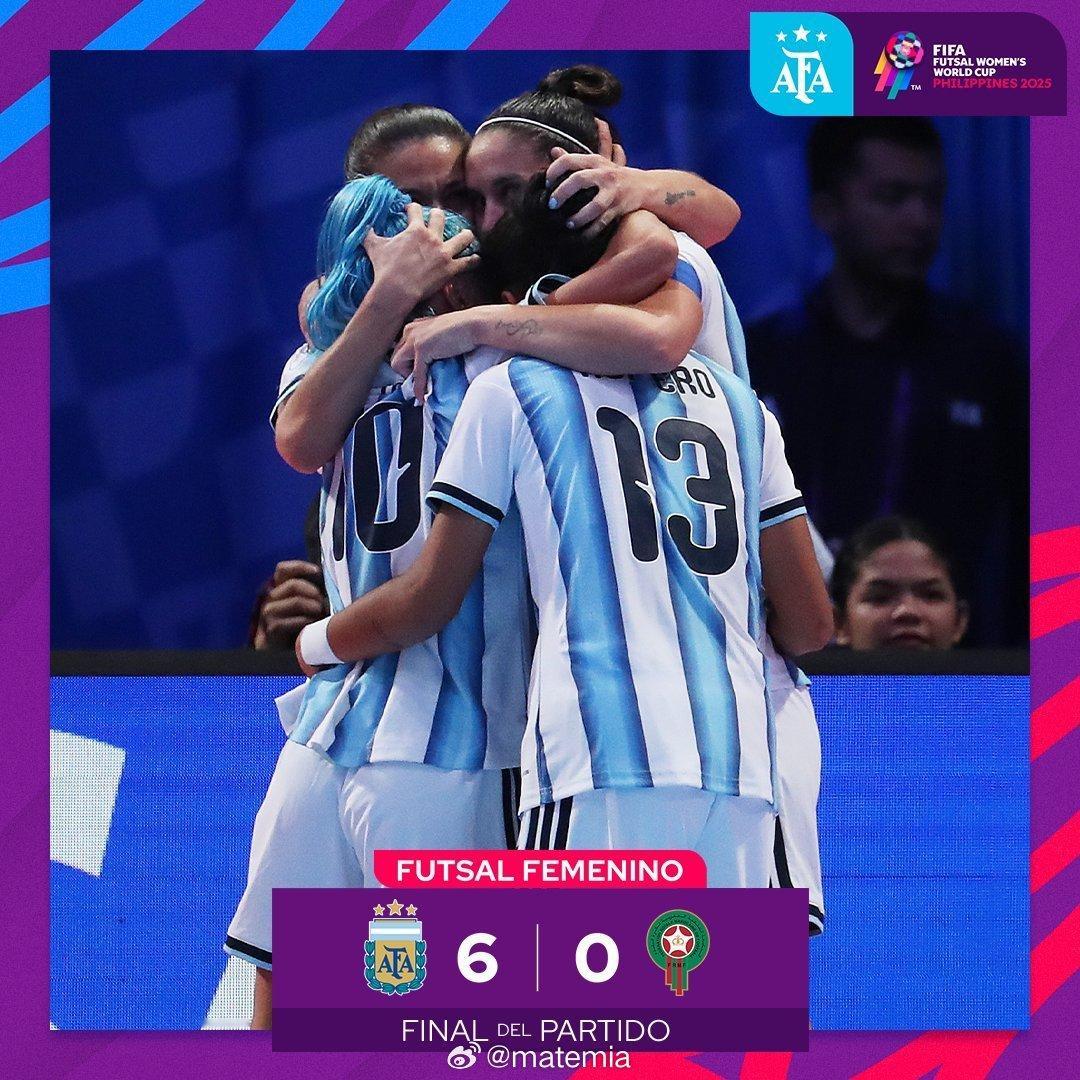 🏆室内五人制女子足球世界杯开幕 !⚽ 👧阿根廷室内女足首秀 🇦🇷 6 比