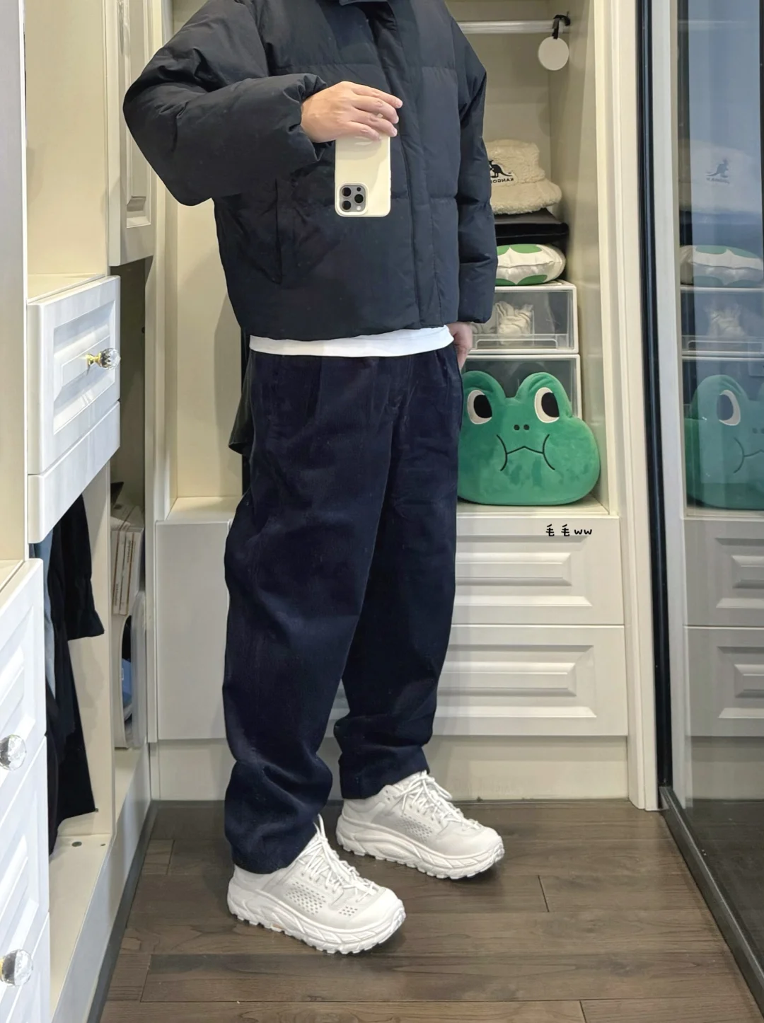 面包棉服｜灯芯绒穿搭