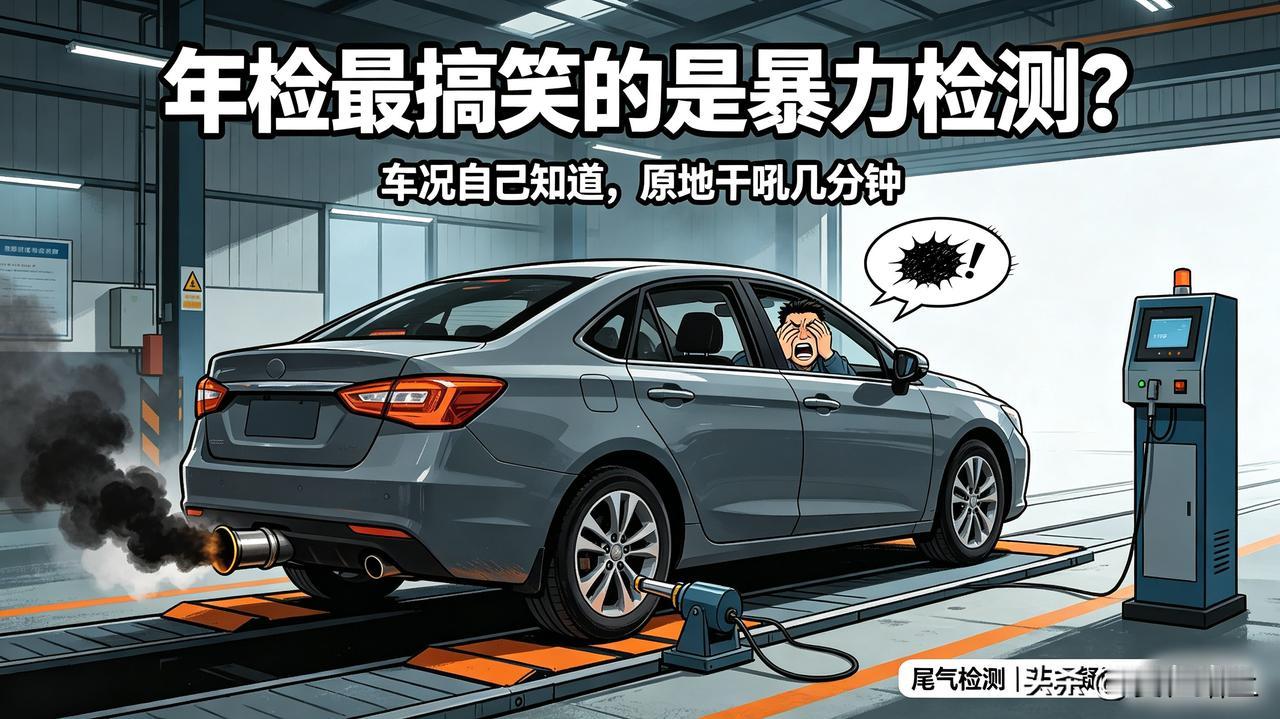 年检最搞笑的就是那个“暴力检测”尾气。

我车况好不好我自己知道，非要原地干吼几