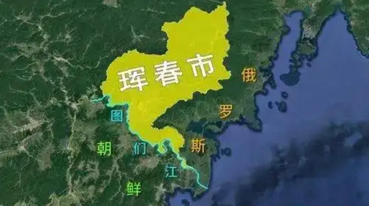 图们江出海口，是不是要加速了？

直线距离，只有15公里，即便是航道，也不过几十