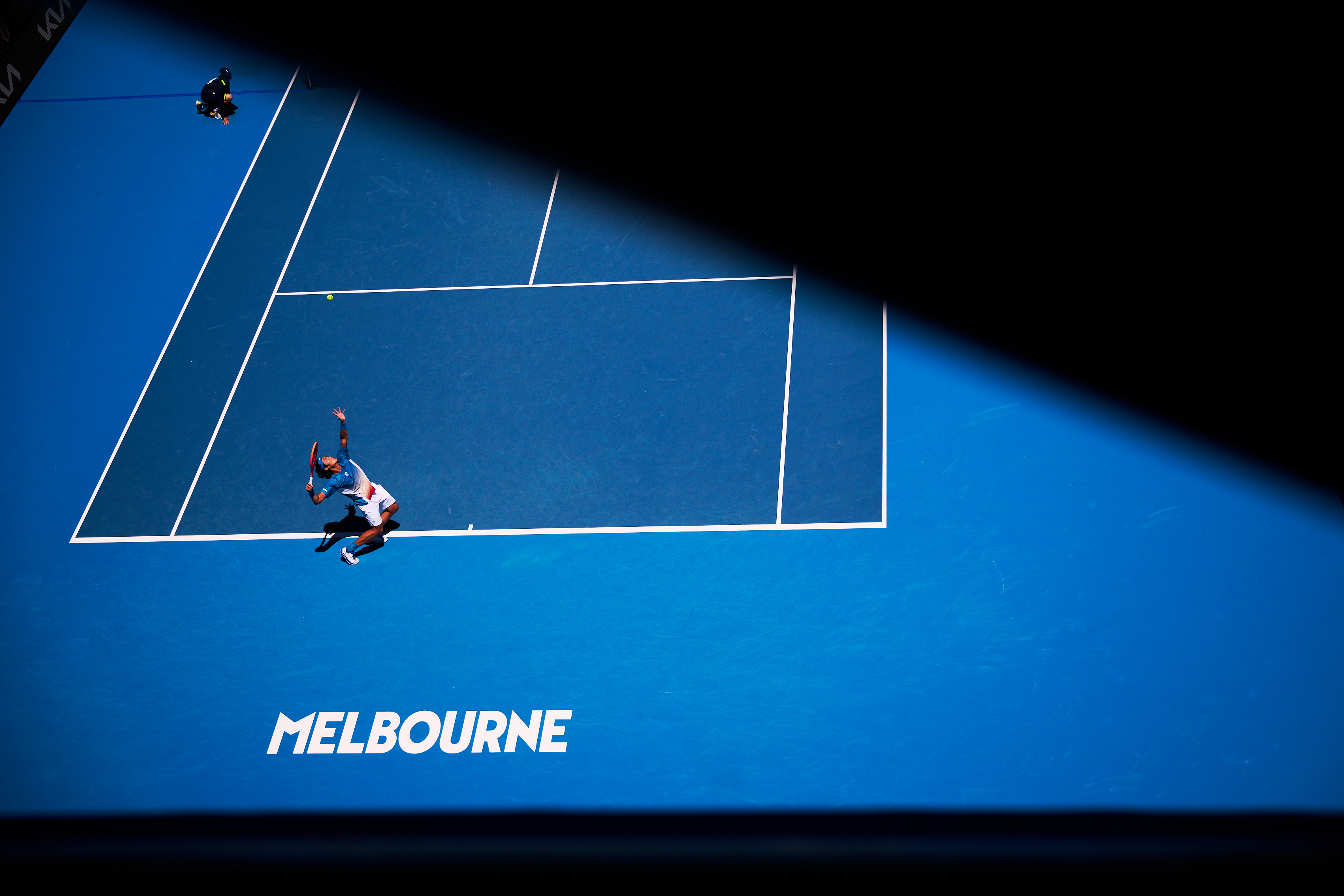 张之臻澳网印象！摄影：记者 李建艺网球