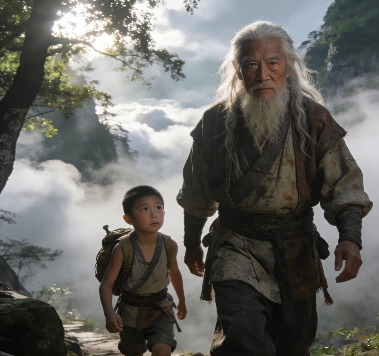 从前，紫云峰上住着一位年事已高的武林高手。他想要将一身绝学传下去，便下山来到村里