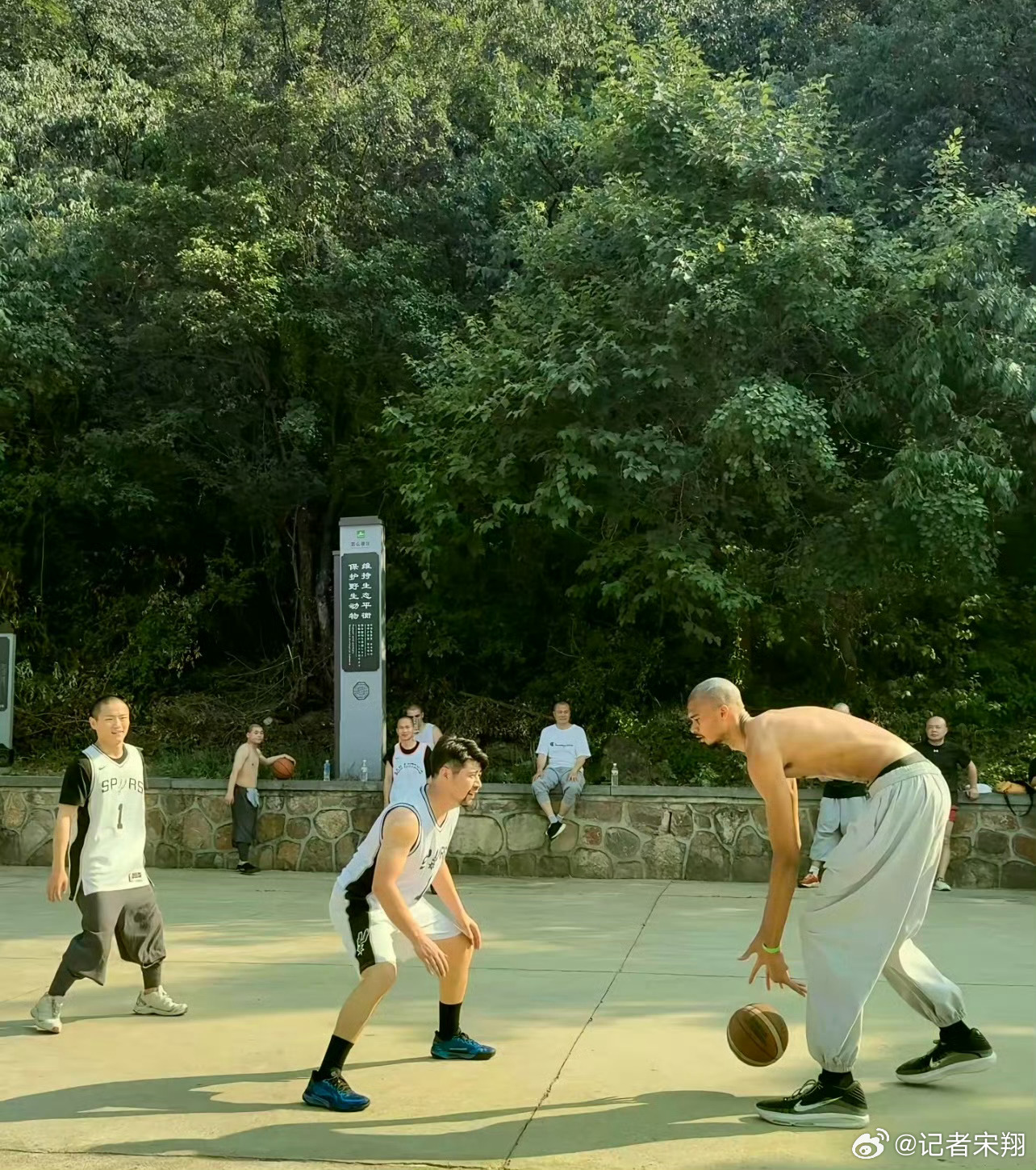普通人与文班亚马一起打球是怎样的感受？nba总决赛 ​​​