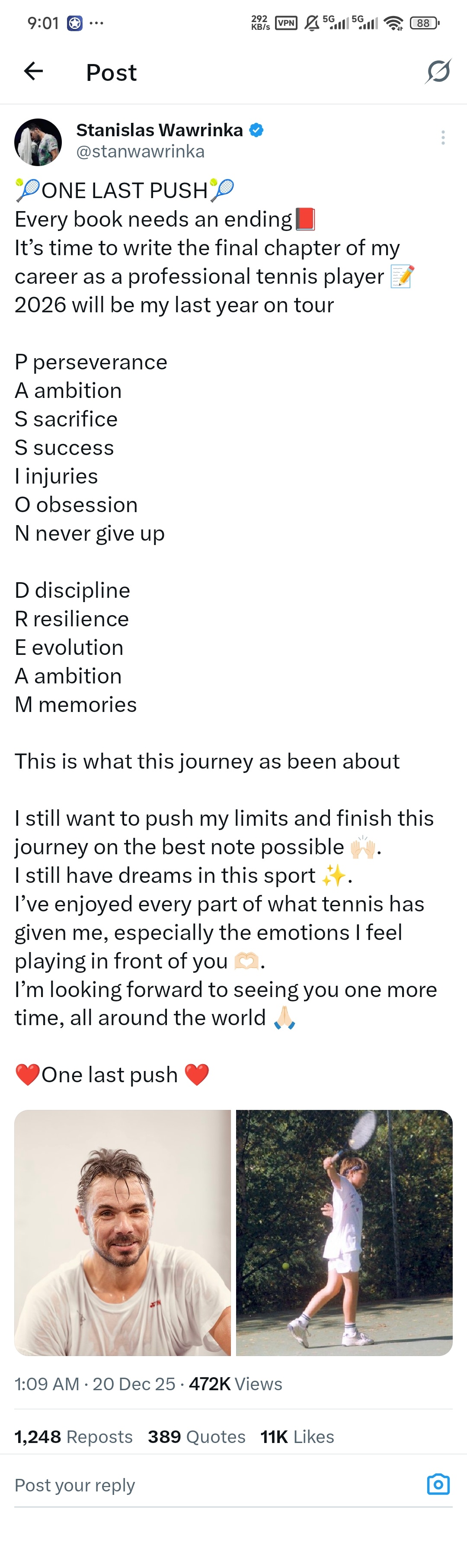 终究也要说再见了，四蛋。那就好好迎接生涯的最终章吧 