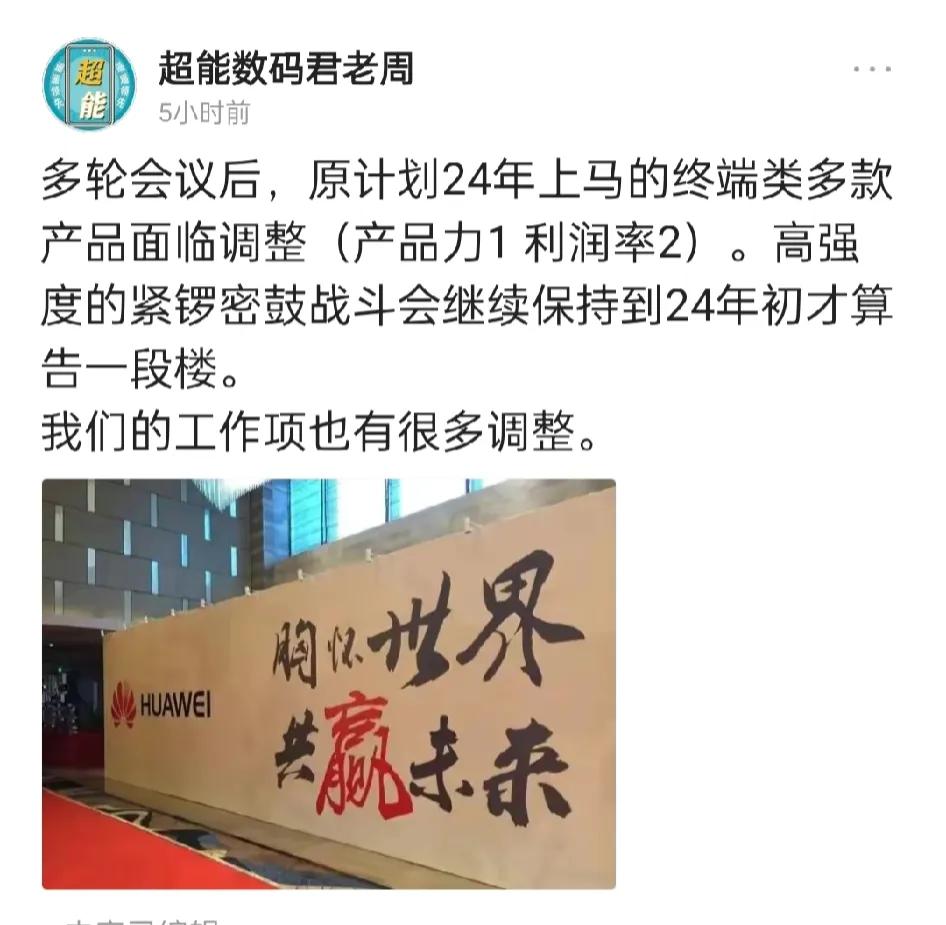 阿华也要开始内卷了！不急的话今年先别换机，等明年再换吧。
现在是利润优先，明年调