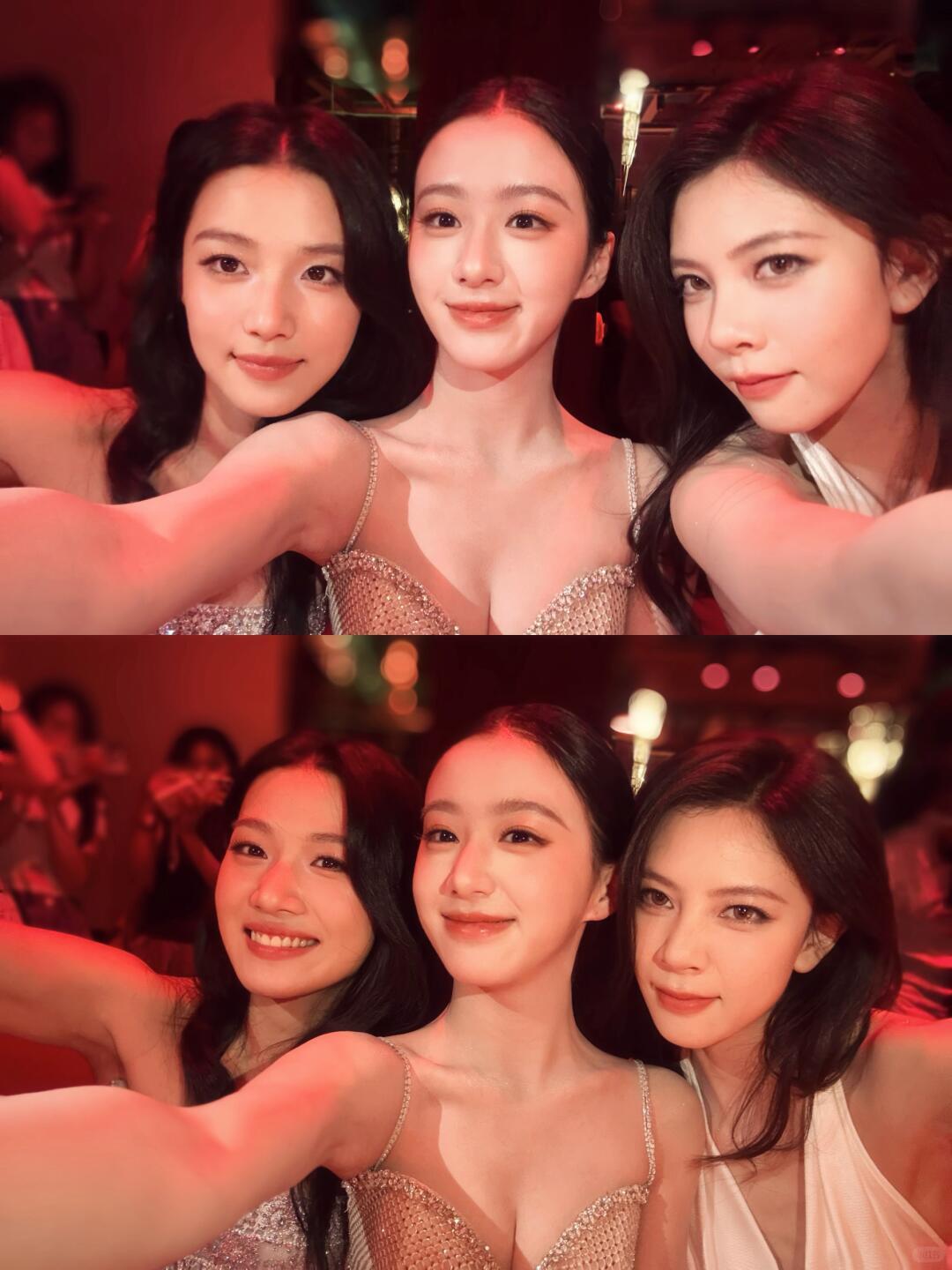 卢昱晓包上恩宋妍霏后台合照[送花花]妹妹们都好明媚 ​​​