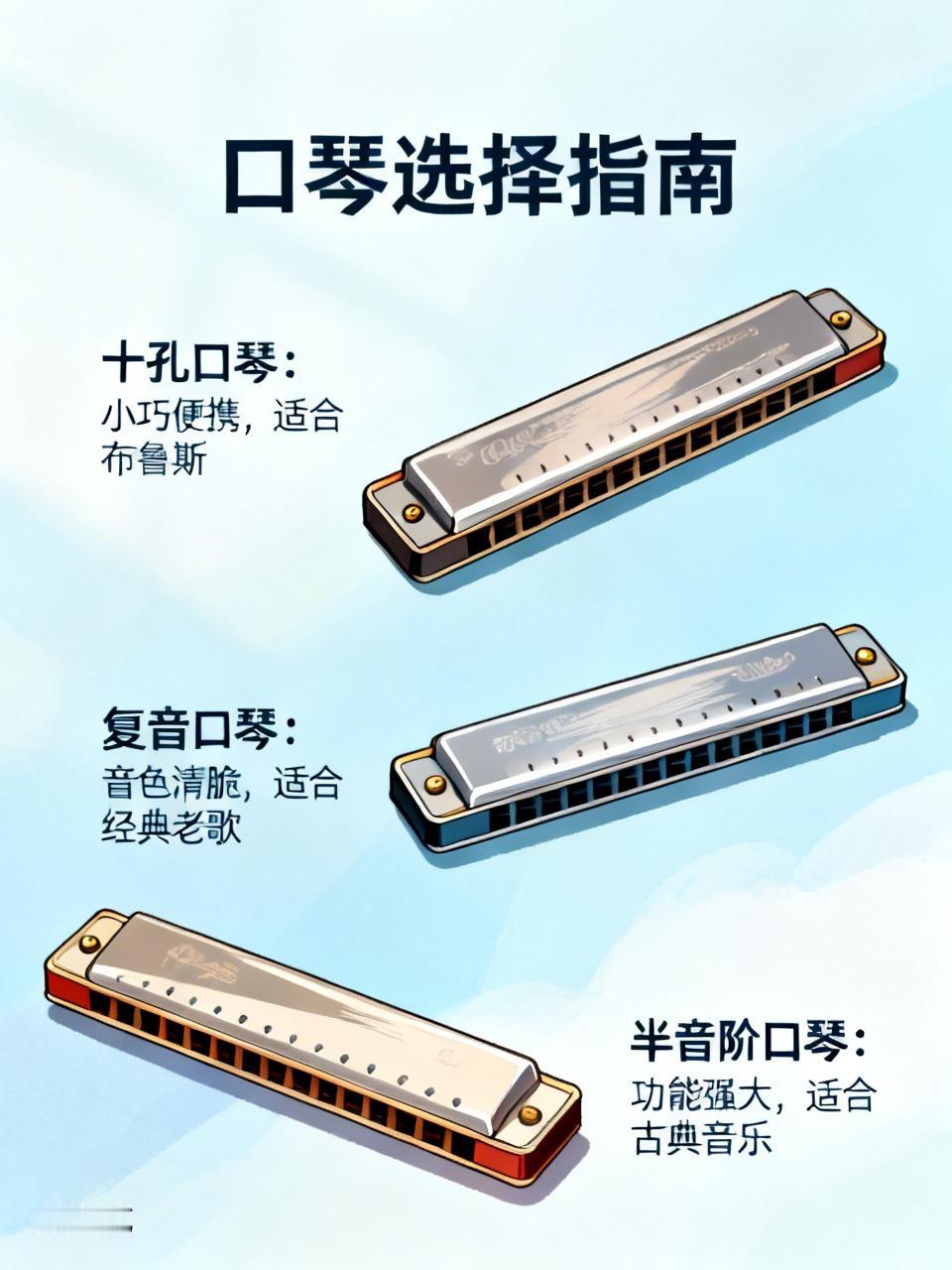 口琴选哪种好，得看个人需求。要是新手入门，十孔口琴是不错之选。它体积小巧，携带方