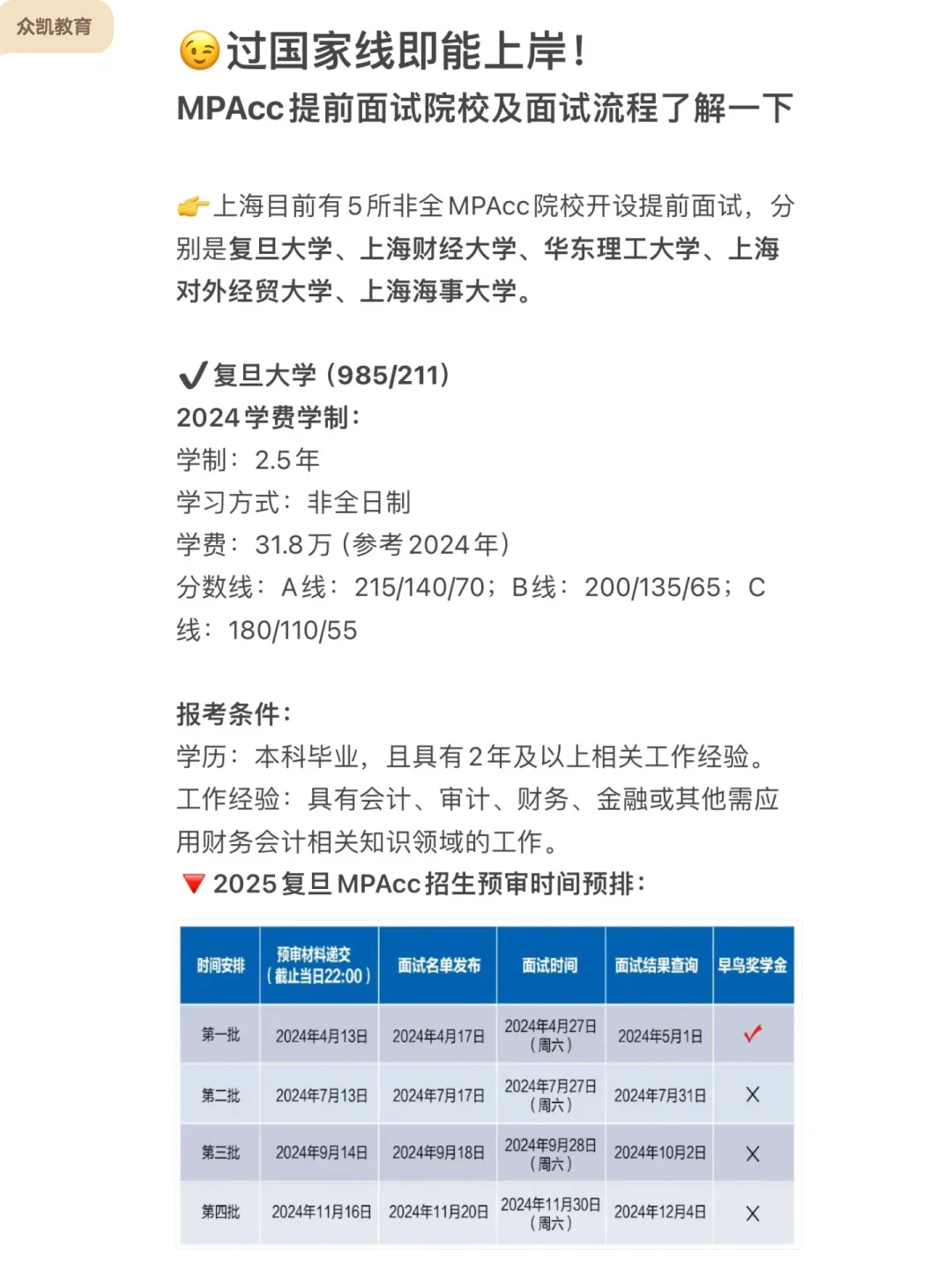 过线即上岸！MPAcc提前面试你知道吗？