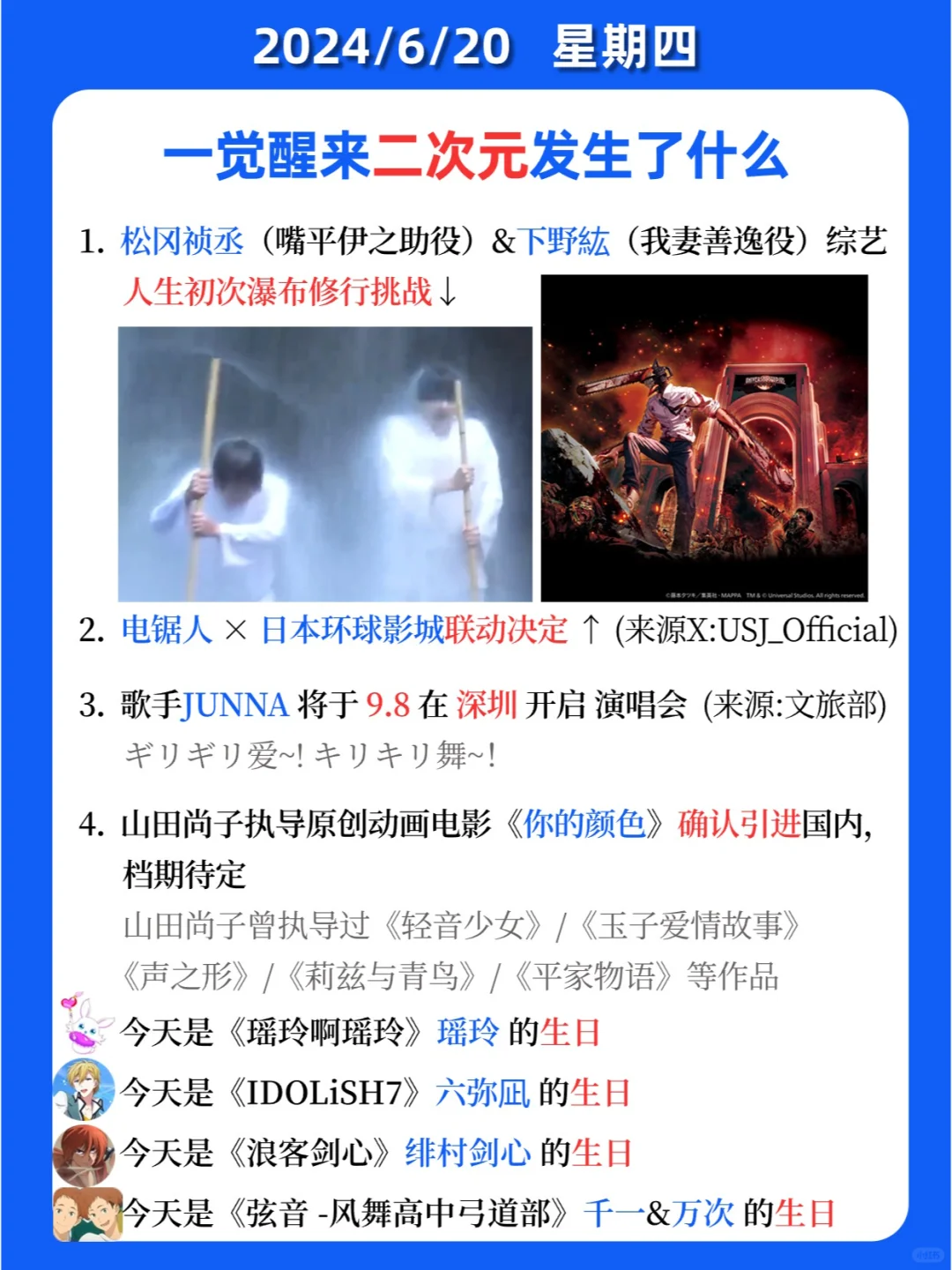 二次元发生了什么？电锯人×环球影城