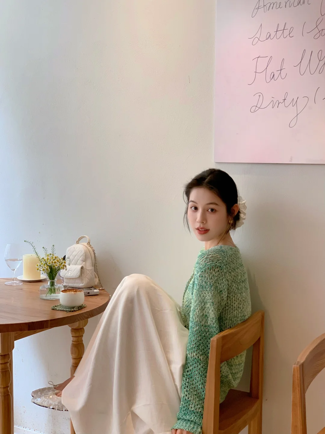 被我的绿毛衣美到了🧚