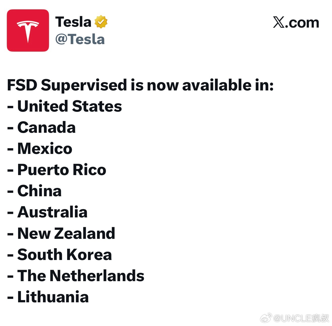 落到国内的FSD是非满血版，不过和国产新势力的智驾第一梯队（华为乾崑和智己Mom