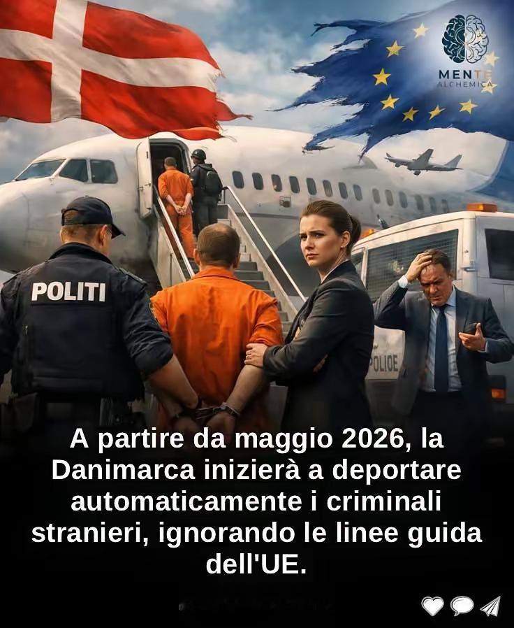 丹麦女首相发飙，从今年5月1日起将打破欧洲对外来移民罪犯的规则。 

​首相梅特